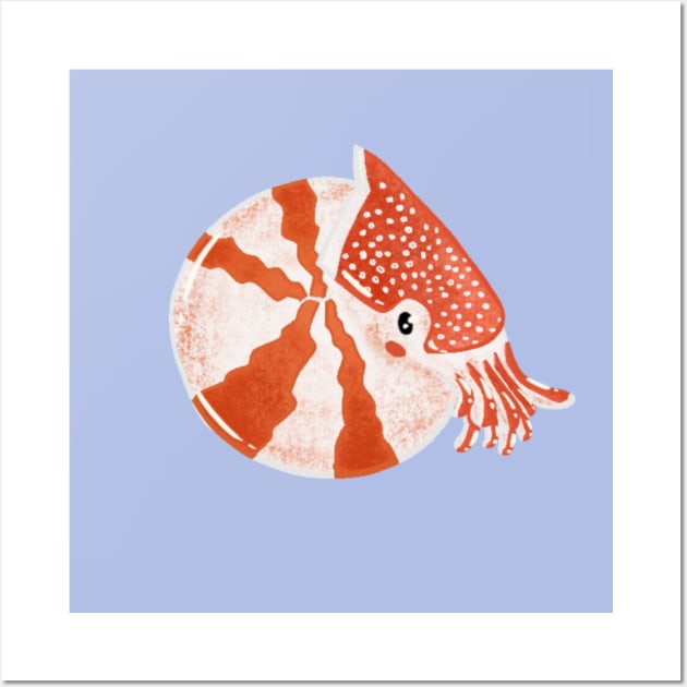 Cute nautilus Wall Art by Mydrawingsz